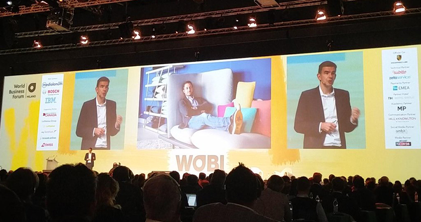 Matt Brittin eröffnet das WBFMI 2015 mit der Erzählung des BertO-Falls