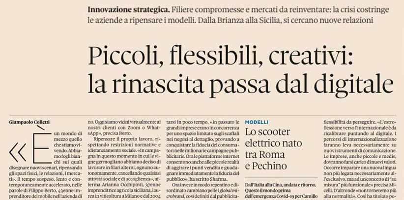 Interview mit Filippo Berto in Nova Il Sole 24 ore