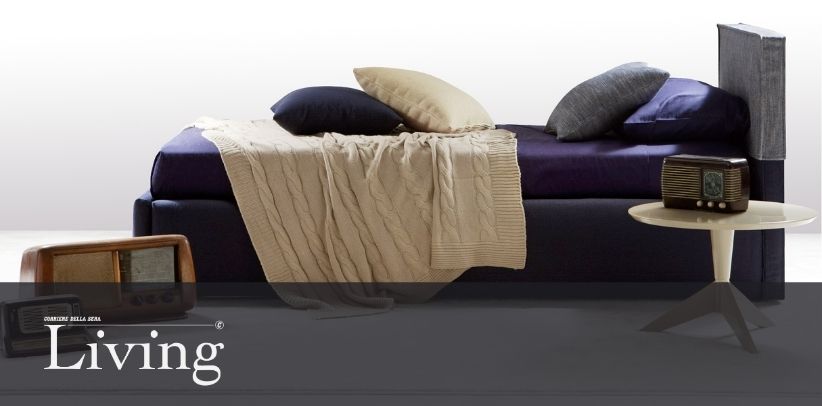 Das Bett Summer B in der neuen Living Galerie - Corriere della Sera