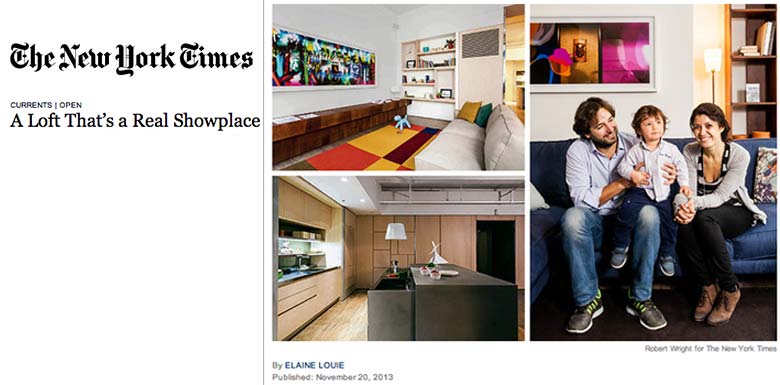 Design Apart - Living Showroom in der New York Times