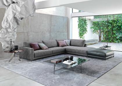 Modulares Sofa Tommy mit Chaiselongue rechts – BertO