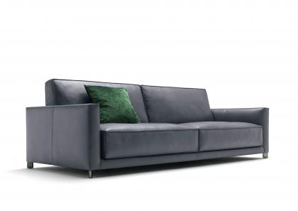 Ergonomisches Sofa Tommy aus Martin-Leder aus der BertO-Kollektion