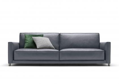 Ergonomisches Sofa Tommy aus Martin-Vollnarbenleder – BertO