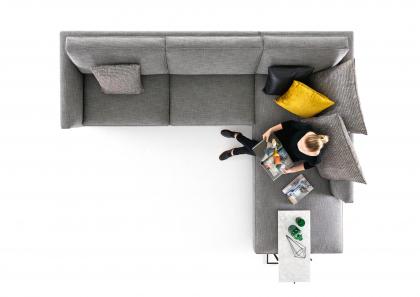 Modular-Sofa Time Break nach Mass - cm L.318 x P.252 x H.85 - BertO