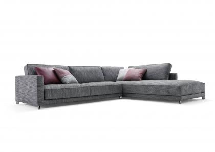 Weiches Design-Sofa Tommy - BertO