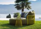 John B rundes Sofa Edelstahlstruktur - Outdoor-möbel BertO 