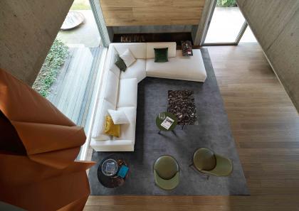 Moderner Samtteppich für Wohnzimmer Hefe – BertO	