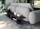 Modernes Stoffsofa Iggy mit Konsole Passenger - BertO