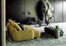 Iggy Kino Sofa aus Stoff mit tiefem Sitz - BertO