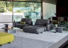 Moderne 4 Sitzer Ledersofa Iggy  - BertO