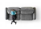 Moderne Sofa Iggy aus Leder Lust - BertO