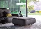 Pouf für das Iggy Sofa aus Lustleder - BertO