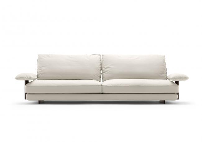 Modernes Ledersofa David - BertO