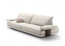 Modernes Ledersofa David aus Space-Leder - BertO