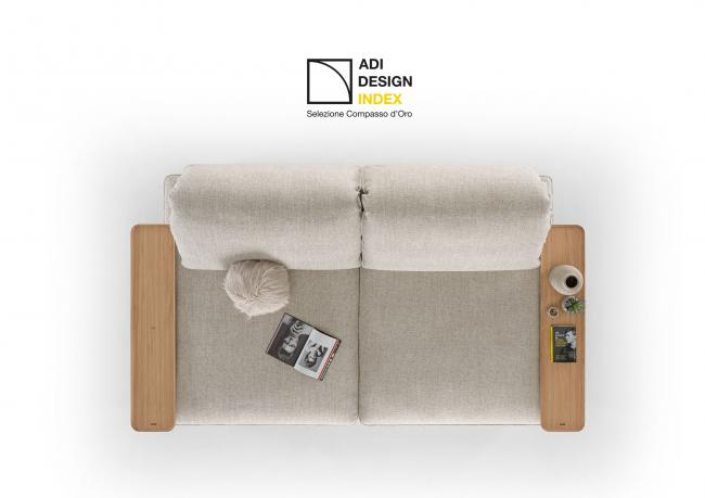 Sofa mit tiefer Sitzfläche David Cinema - BertO