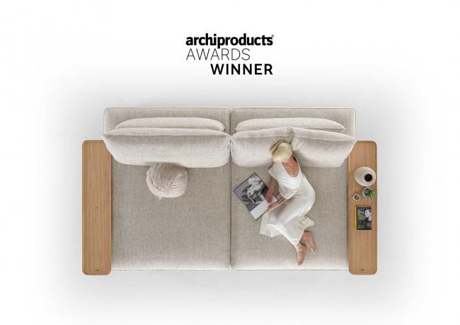 Sofa mit tiefer Sitzfläche David Cinema - BertO