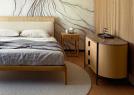 Design-Kommode 315 aus Eiche und Travertin - BertO