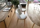 Moderne Anrichte und Kommode aus Eiche mit Travertinplatte Hilly - BertO