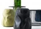 Design-Hocker Stardust und Couchtisch Carl - BertO