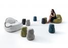 Außensessel Naoko und Design-Pouf Stardust - BertO