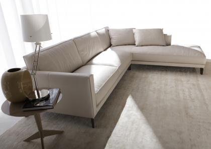 Modulares Ecksofa Aus Leder Time Break