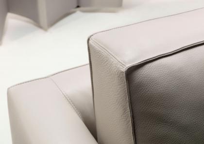 Modulares Ecksofa Aus Leder Time Break