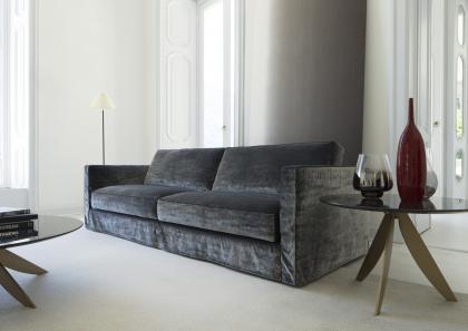 Sofa Mit Samtbezug Danton