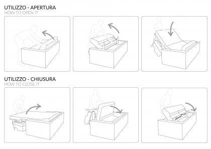 Schlafsofa Passepartout nach Mass