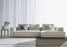 Sofa Christian aus Stoff - cm L.330 x T.140 x H.83