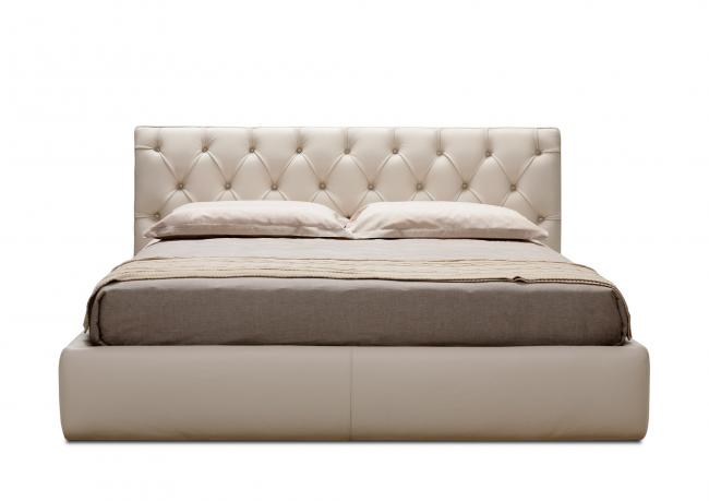  Leder Bett Tribeca - Outlet BertO