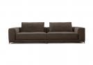 Ledersofa Christian - 4 sitzer cm L.300 x T.110 x H.83