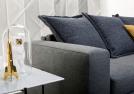 Bettsofa Passepartout aus leinen stone washed