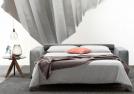 Schlafsofa mit Dopplebett aus Stoff Nemo - Matratze cm 160