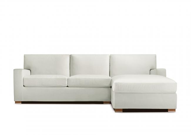 Outlet | Sofa aus Leinen mit Chaiselongue - BertO Shop