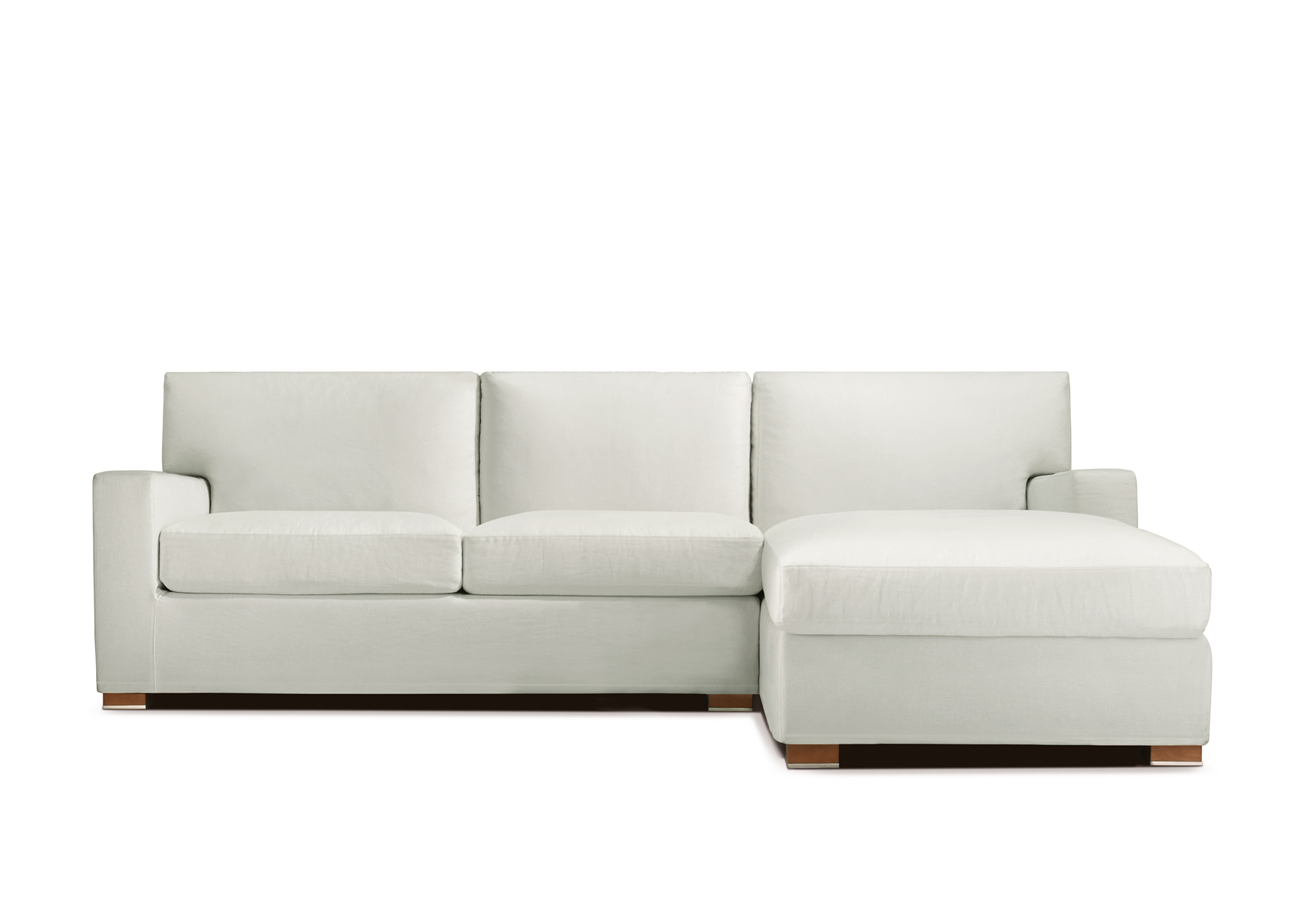 Outlet | Sofa aus Leinen mit Chaiselongue - BertO Shop