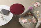 Circus moderne Couchtisch mit Tischplatte glänzend lackiert Marsala