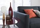 Circus moderne Couchtisch mit Tischplatte glänzend lackiert und Time Break sofa