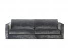 Danton Sofa aus Samt - cm L.254 x T.104 x H.85