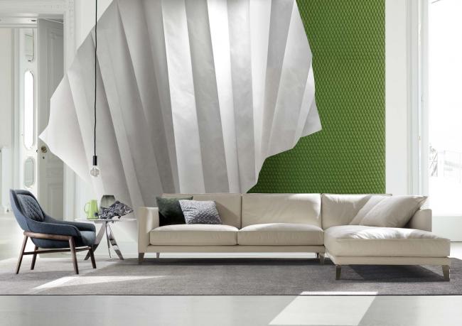 Time Break Chaiselongue Sofa aus Leder - BertO Shop
