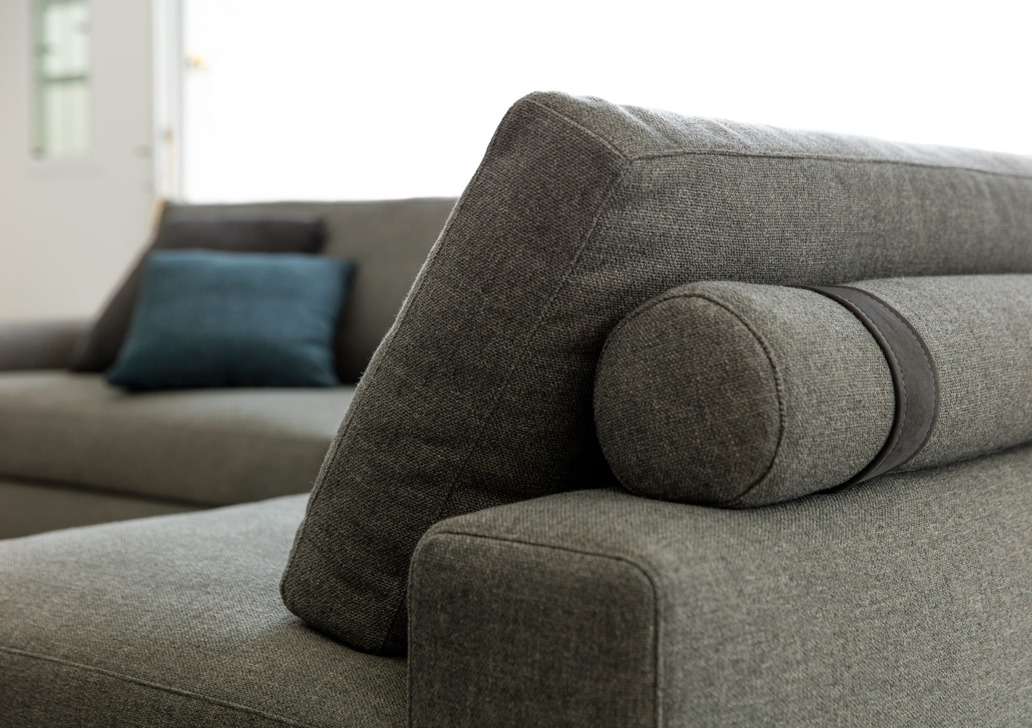 Sofa mit separater Chaise Longue - Berto Salotti