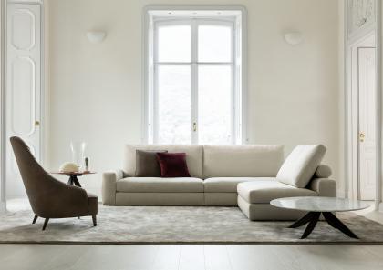 Sofa mit separater Chaise Longue - cm L.316 x T.236 x H.81 - Modell Comfort