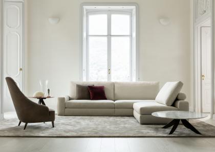 Sofa mit separater Chaise Longue - cm L.316 x T.236 x H.81 - Modell Comfort