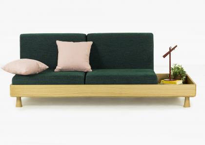 Modularsofa Meda - Zusammensetzung mit Stauraum