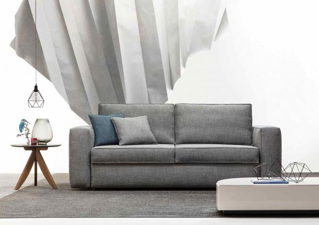 Schlafsofa aus Stoff mit Elektrischer öffnung - 3 sitzer cm L.215 x T.100 x H.90