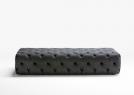 Capitonné-Hocker mit Denim-Bezug - #BertoLive 2016