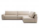 Sofa aus Leder mit Monoblock Struktur - BertO Outlet