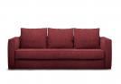 Schlafsofa stoff rot Robinson - BertO Outlet