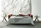 Schlafsofa stoff rot Robinson - BertO Outlet