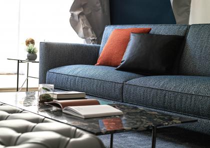 Modernes Sofa Time Break  cm L.248 x T.104 x H.85 - BertO Salotti