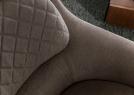 Designer-Sessel aus Leder und Holz Hanna – Berto Salotti